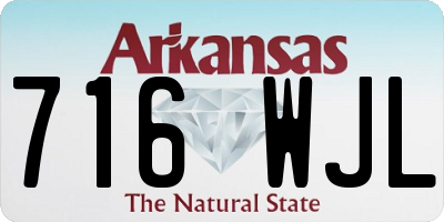 AR license plate 716WJL