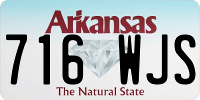 AR license plate 716WJS