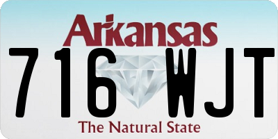 AR license plate 716WJT