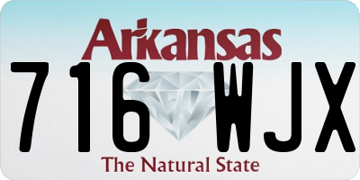 AR license plate 716WJX