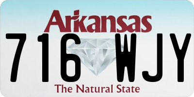 AR license plate 716WJY