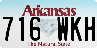 AR license plate 716WKH