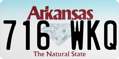 AR license plate 716WKQ