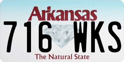 AR license plate 716WKS