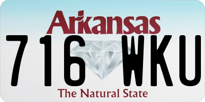 AR license plate 716WKU