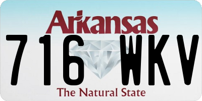 AR license plate 716WKV