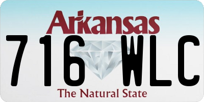 AR license plate 716WLC