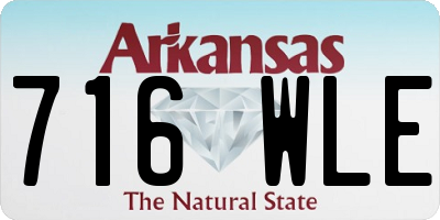 AR license plate 716WLE