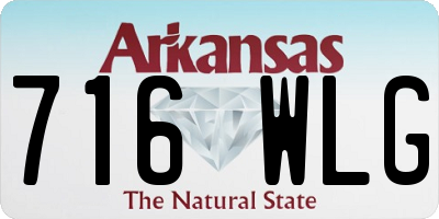 AR license plate 716WLG