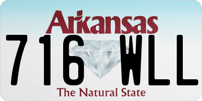 AR license plate 716WLL