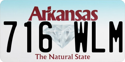 AR license plate 716WLM