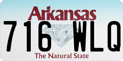 AR license plate 716WLQ