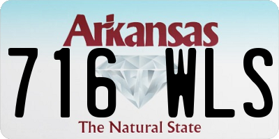 AR license plate 716WLS