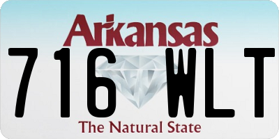AR license plate 716WLT