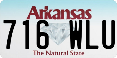 AR license plate 716WLU