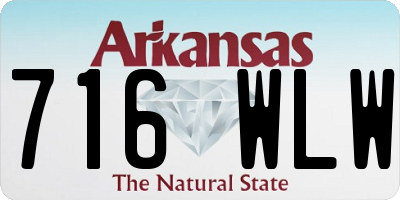 AR license plate 716WLW