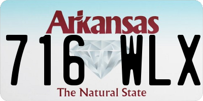 AR license plate 716WLX