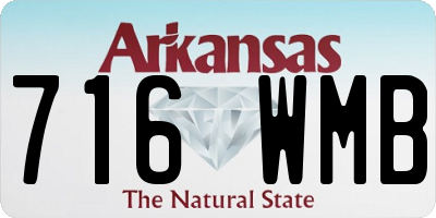 AR license plate 716WMB