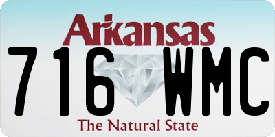 AR license plate 716WMC