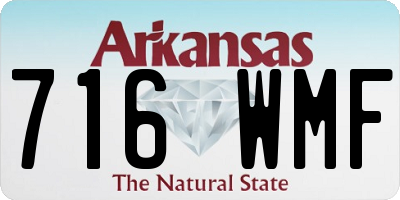 AR license plate 716WMF