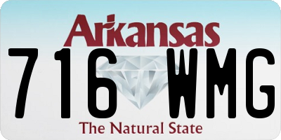 AR license plate 716WMG