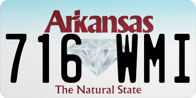 AR license plate 716WMI