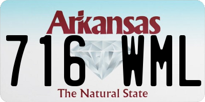 AR license plate 716WML