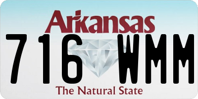 AR license plate 716WMM