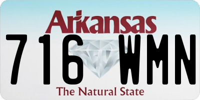 AR license plate 716WMN