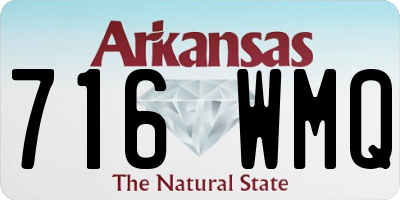 AR license plate 716WMQ