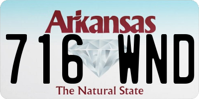 AR license plate 716WND