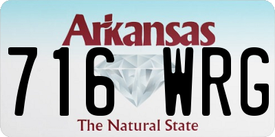 AR license plate 716WRG