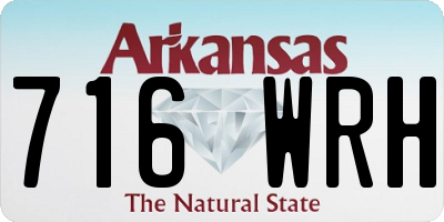 AR license plate 716WRH