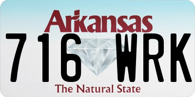 AR license plate 716WRK