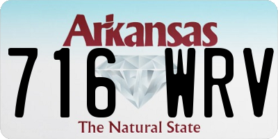 AR license plate 716WRV