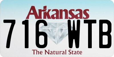 AR license plate 716WTB