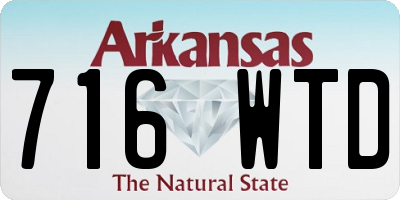AR license plate 716WTD