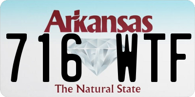 AR license plate 716WTF