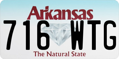AR license plate 716WTG