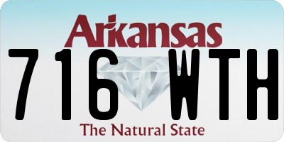 AR license plate 716WTH