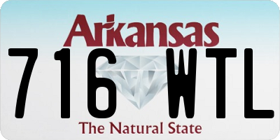 AR license plate 716WTL