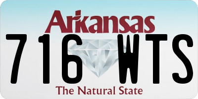 AR license plate 716WTS