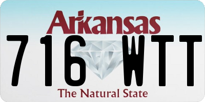 AR license plate 716WTT