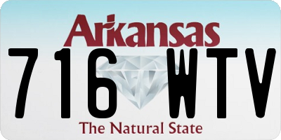AR license plate 716WTV