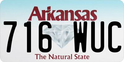 AR license plate 716WUC
