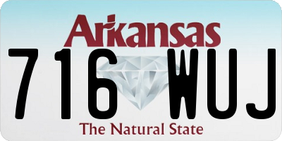AR license plate 716WUJ