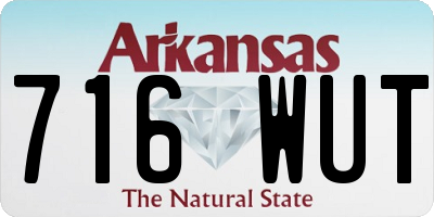 AR license plate 716WUT
