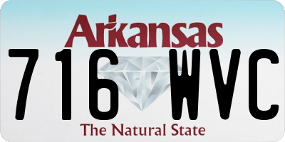 AR license plate 716WVC