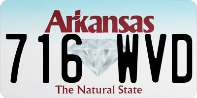 AR license plate 716WVD