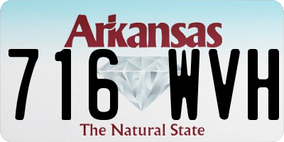 AR license plate 716WVH